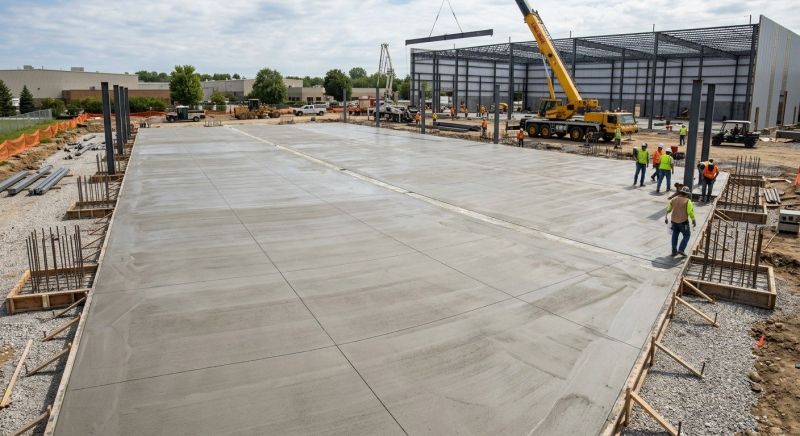 Commercial Slab Construction in Lansing, MI