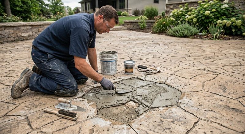 Decorative Concrete Repair in Loveland, CO