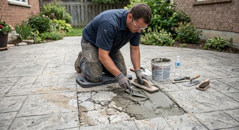Decorative Concrete Repair in Scottsdale, AZ