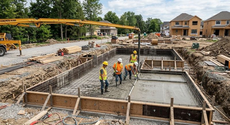 Foundation Wall Pouring in Greenville, SC