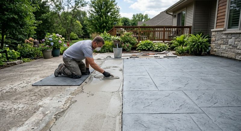 Stamped Cement Installation in Corpus Christi, TX
