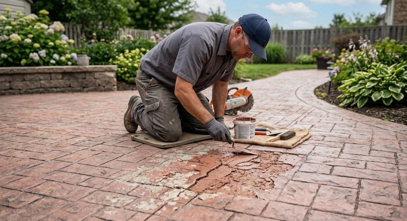Decorative Concrete Repair in Boca Raton, FL